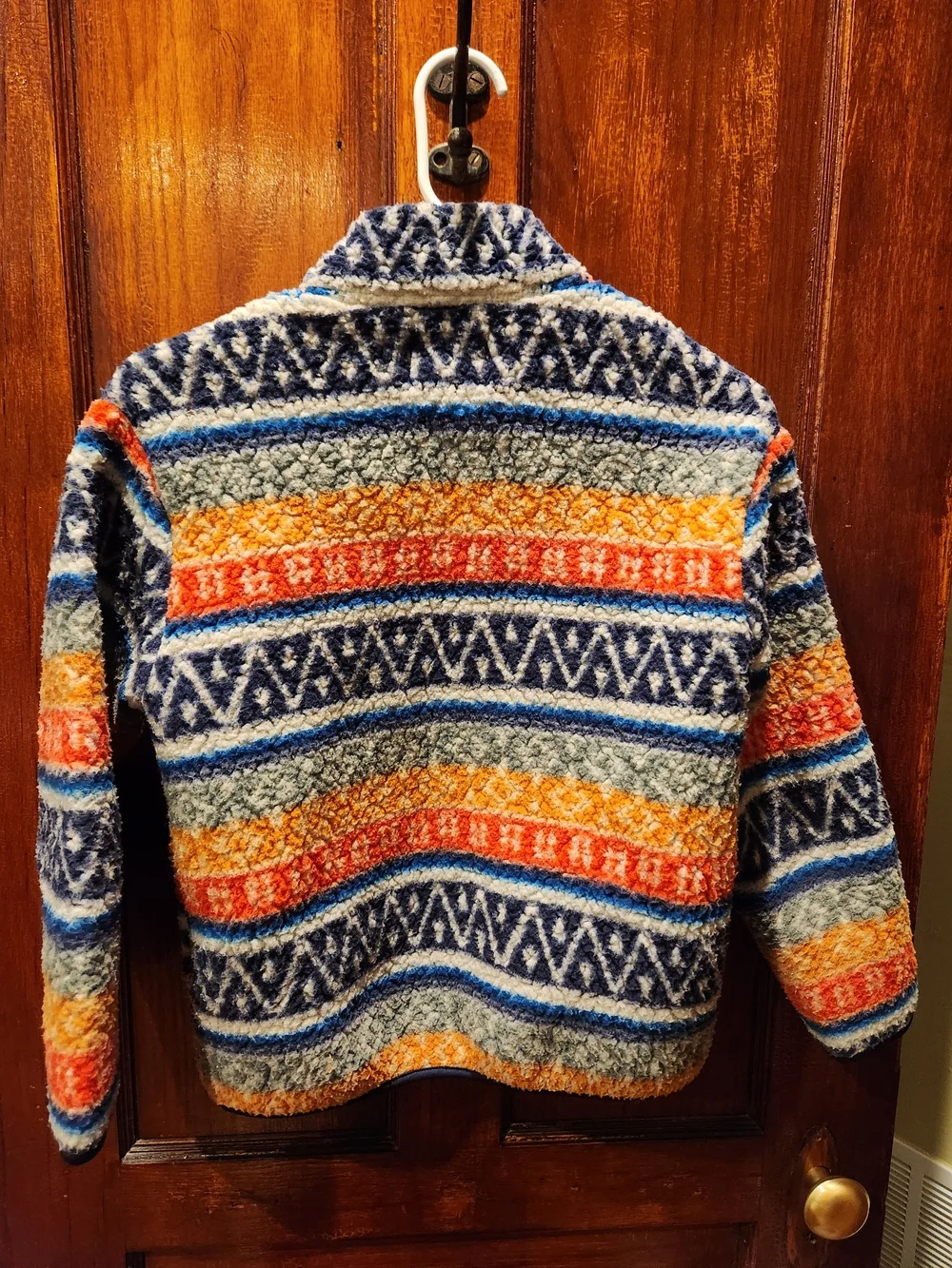 EUC Old Navy Multicolor Kids' Sherpa Puffer Jacket - Multi-Colored